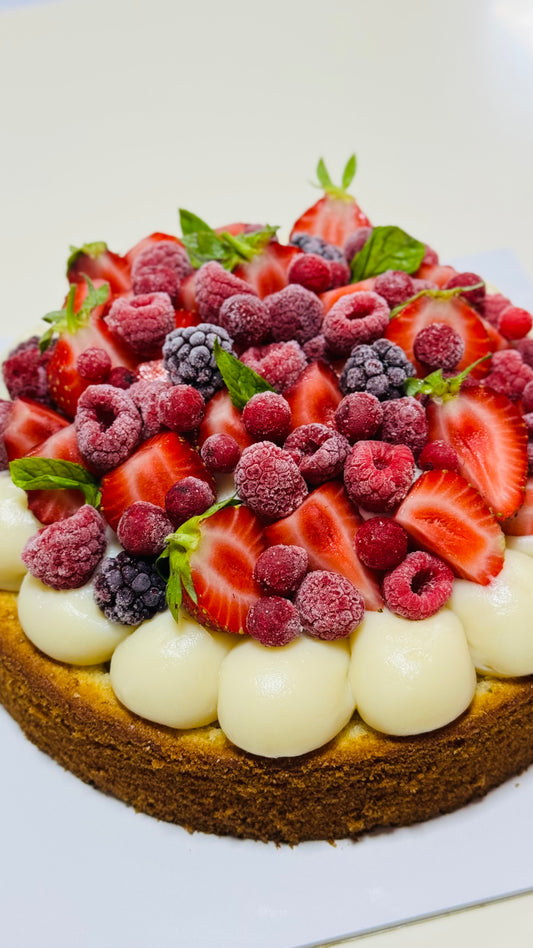 Kırmızı Meyveli Tart