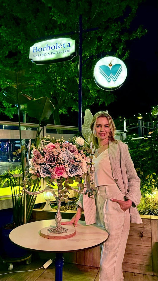 Şamdan Buketi Pasta