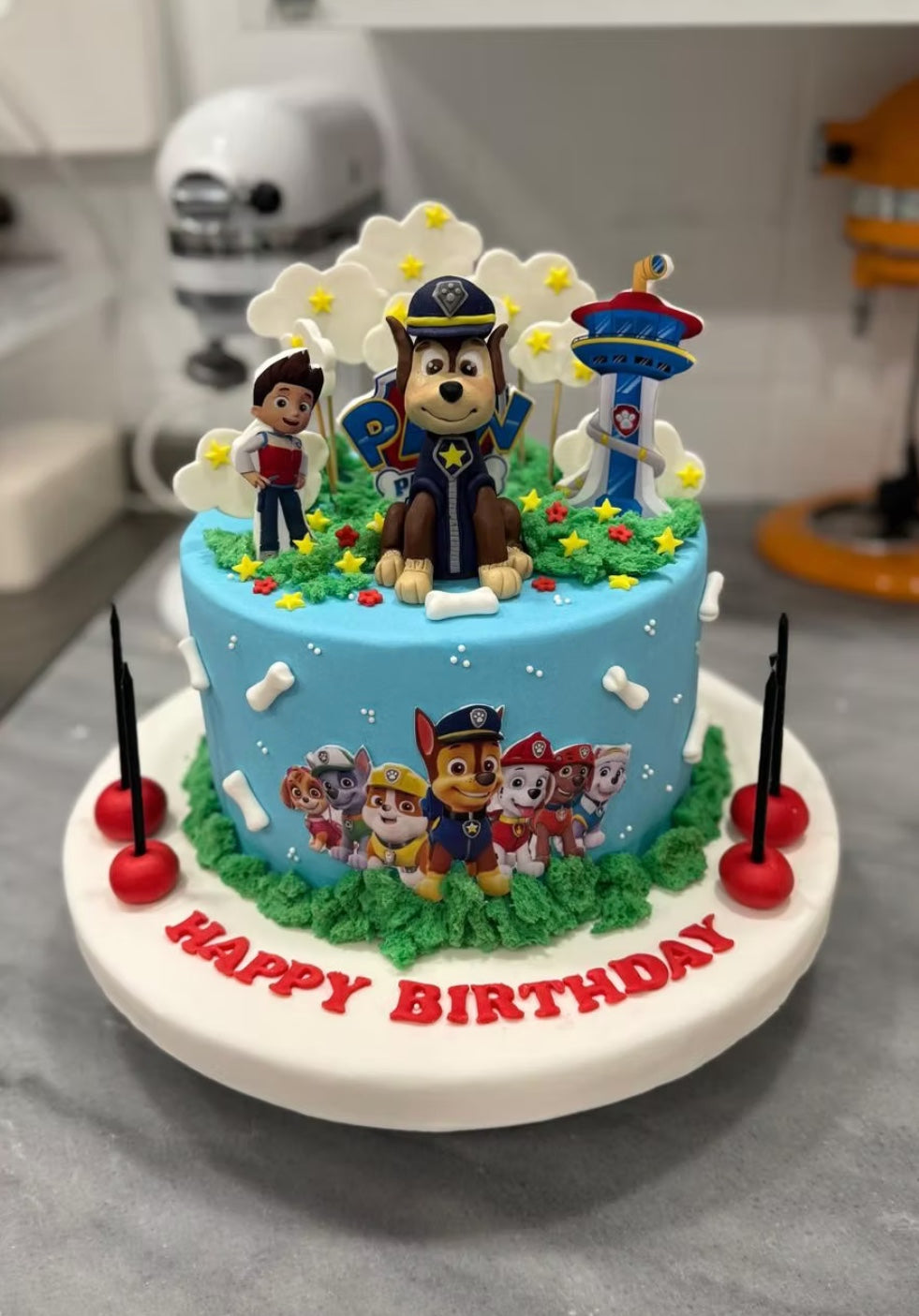 Paw Petrol Temalı Pasta