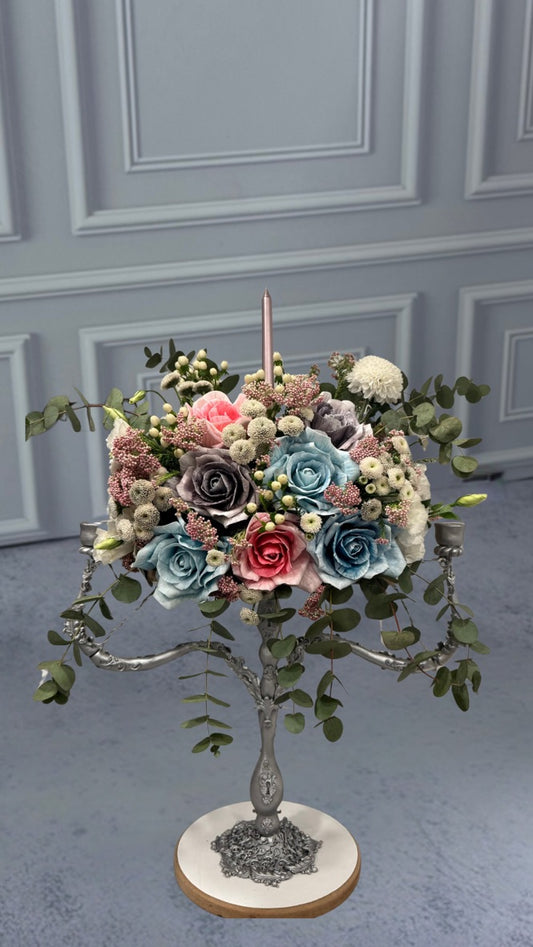 Şamdan Buketi Pasta