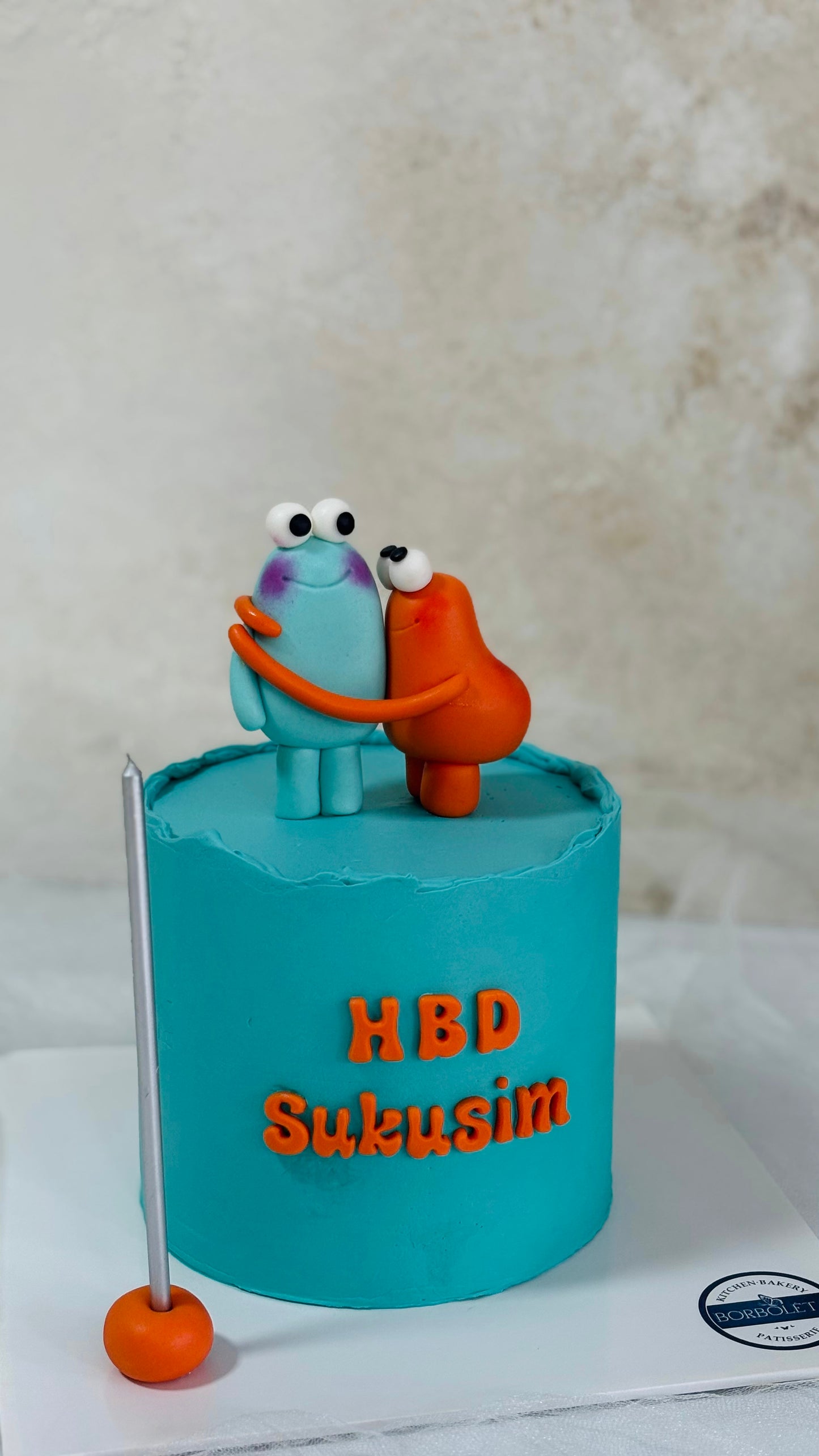 Sarılan Figürlü Pasta