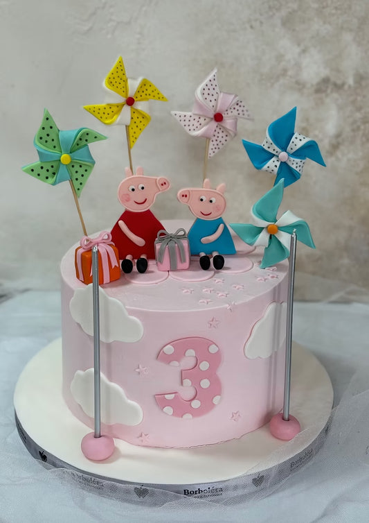 Peppa Big Temalı Pasta