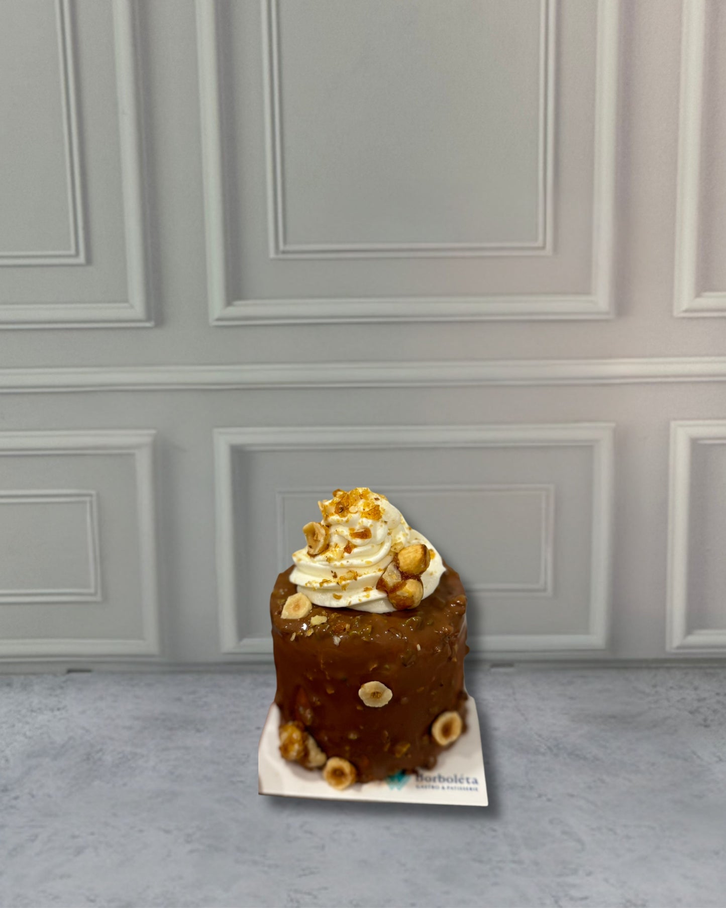 Krokan Çikolatalı Mini Pasta