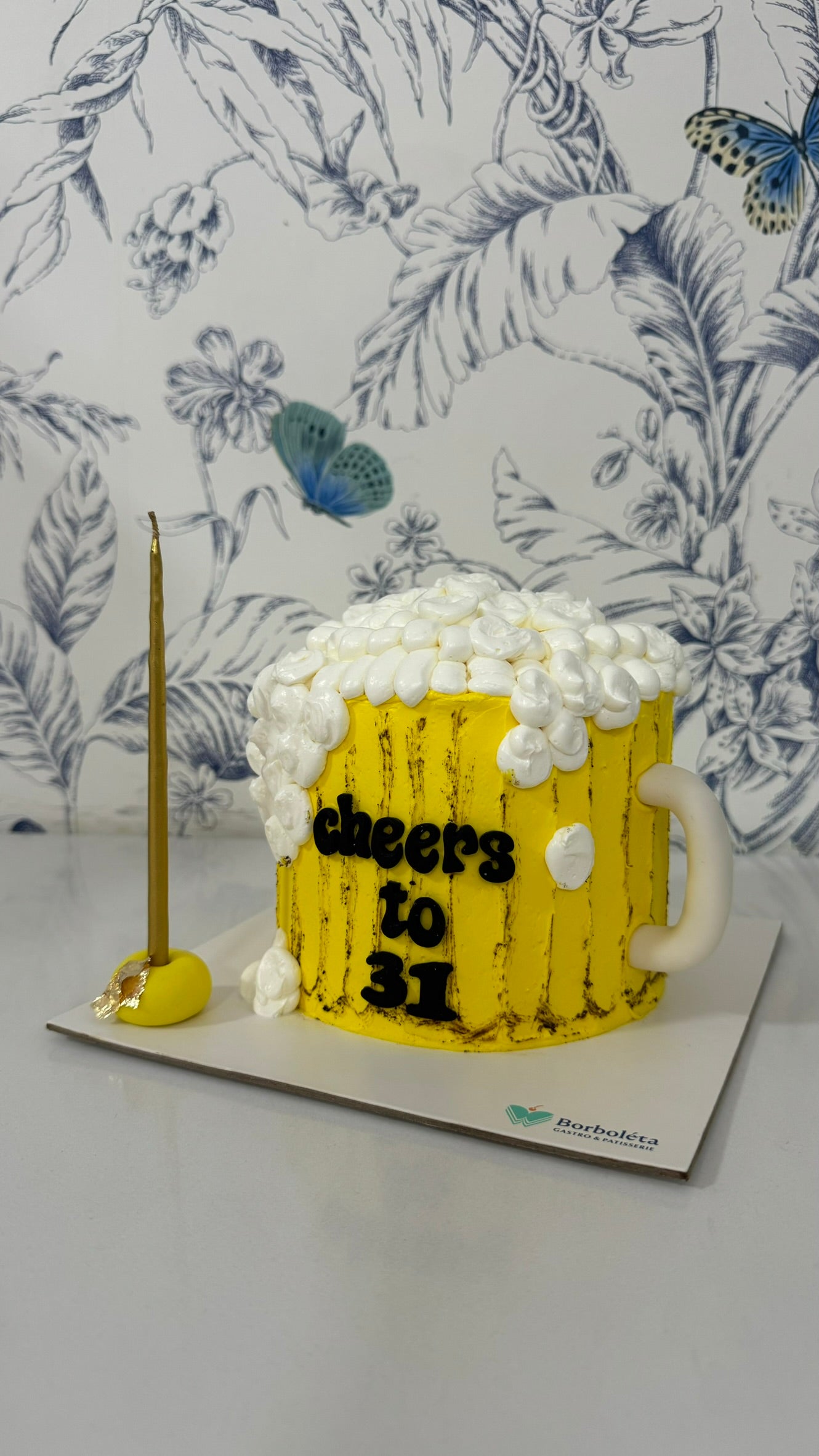 Cheers Bira Bardağı Doğum Günü Pastası