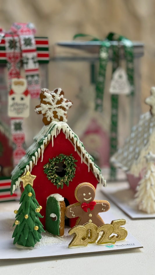 Kırmızı Mini Gingerbread House