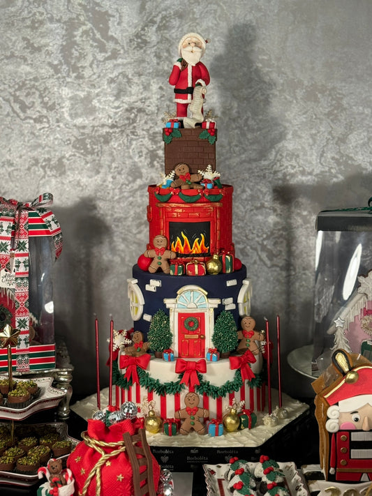 Yılbaşı Konseptli Özel Pasta