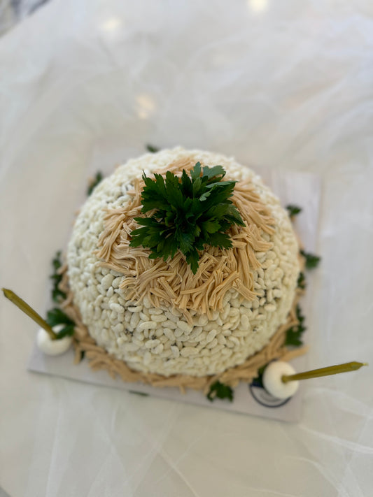 Sporcular İçin Tavuk Pilav Konseptli Pasta