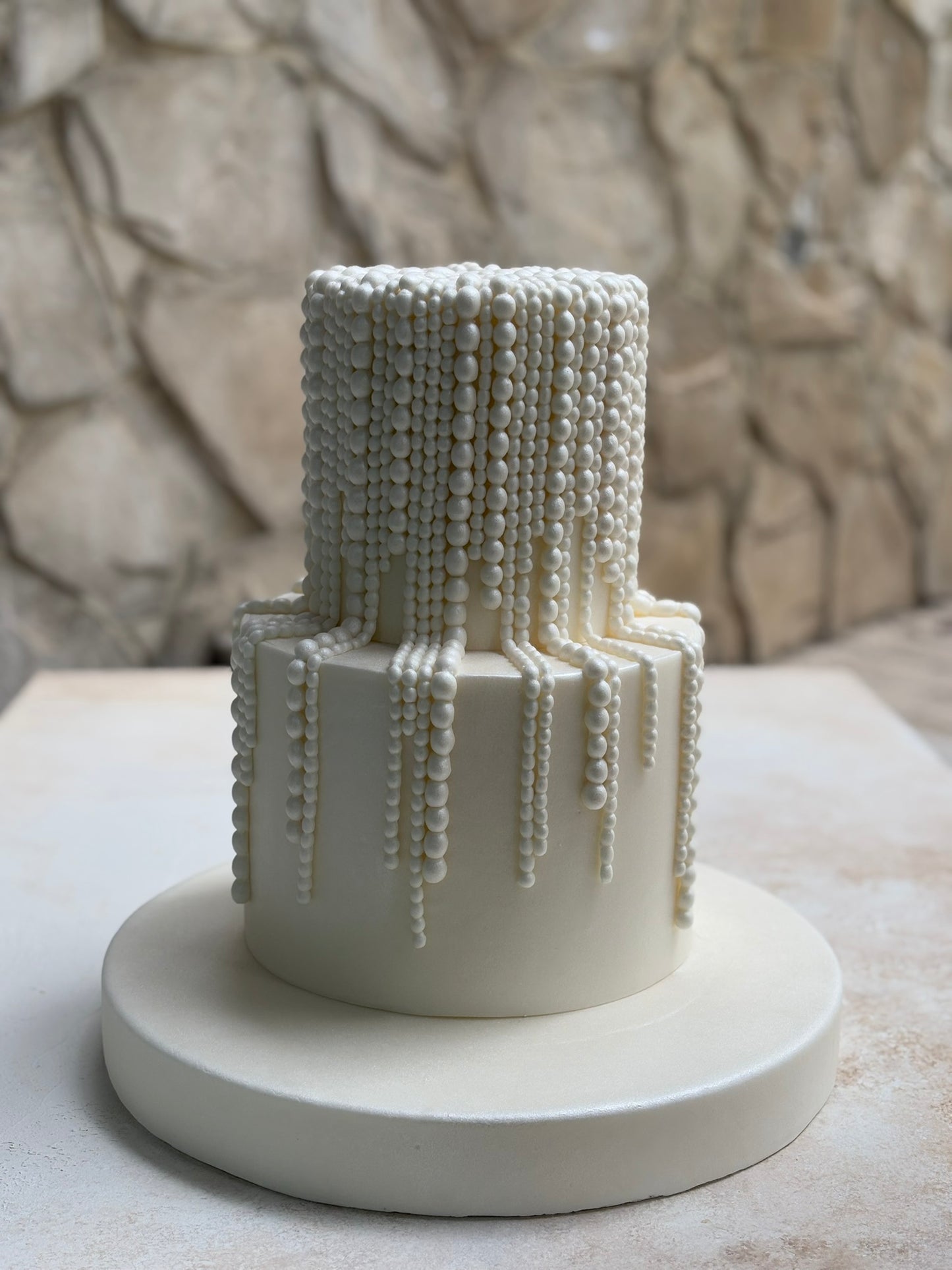 İnci Süslemeli Bridal Pasta