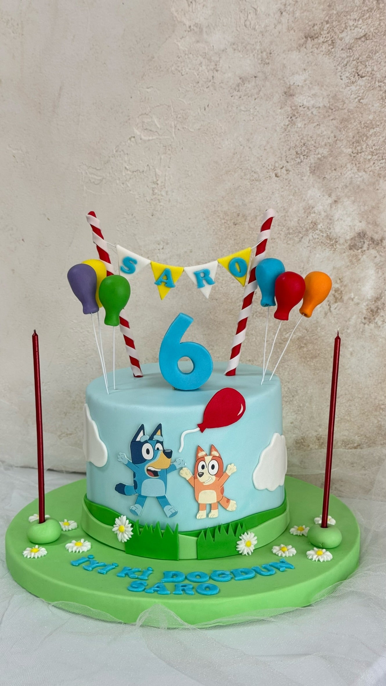 Bluey-Bingo Konseptli Pasta