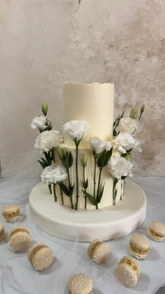 Lisyantus Çiçekli Bridal Pasta