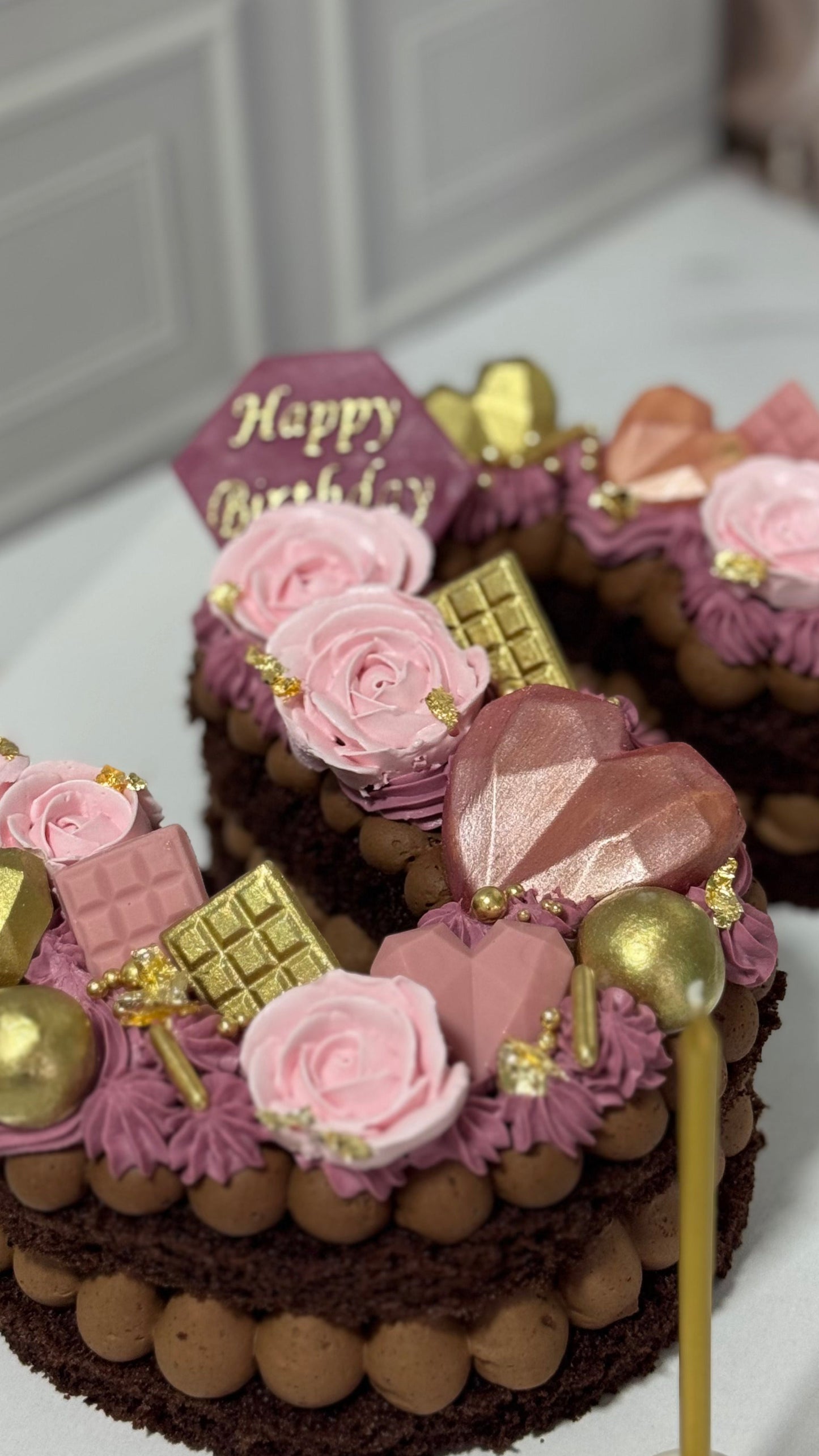 Harf Şeklinde Tasarım Pasta