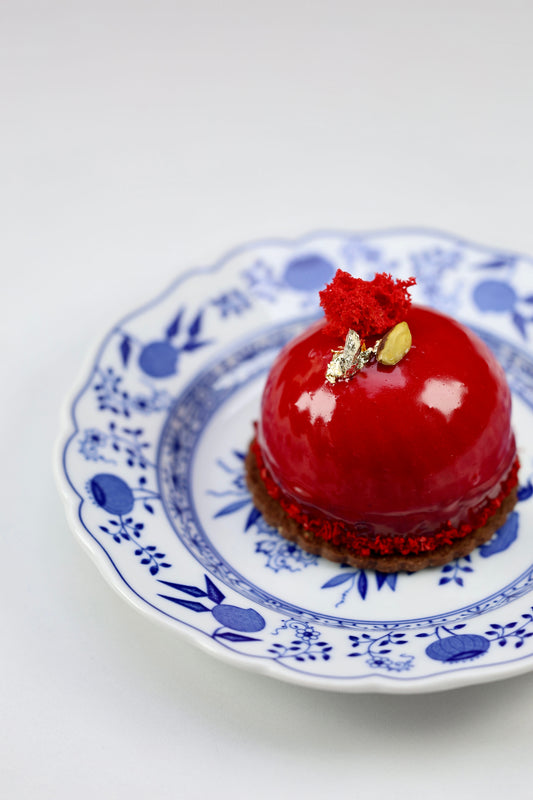 Antep Fıstıklı Frambuazlı Mousse Pasta