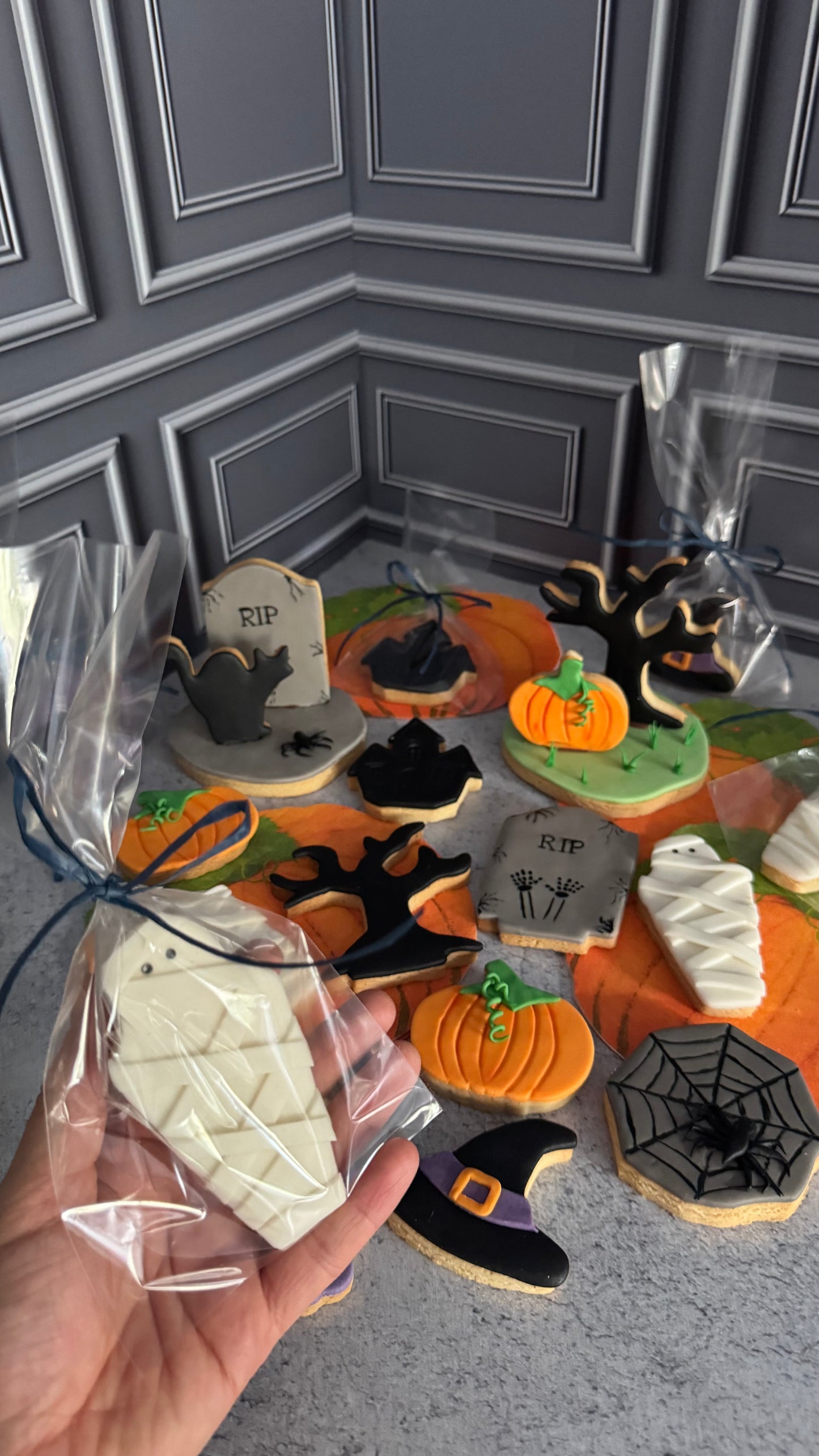 Halloween Şeker Hamurlu Kurabiye