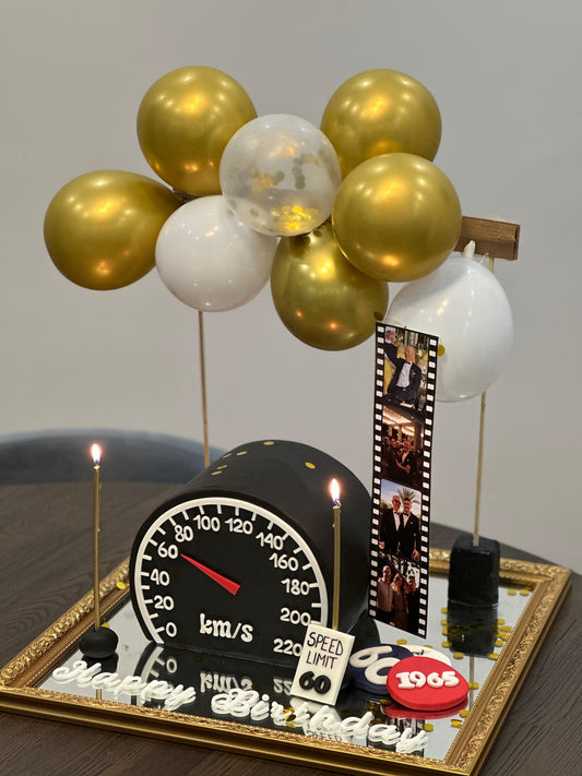 Balonlu Tasarım Doğum Günü Pastası