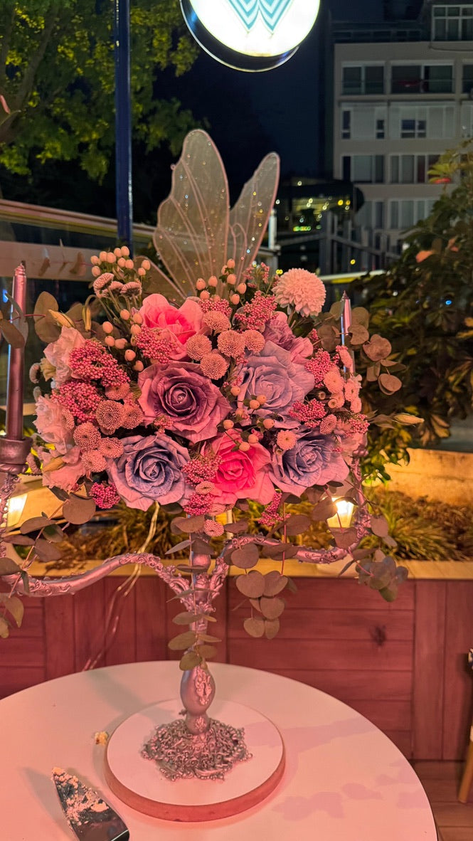 Şamdan Buketi Pasta