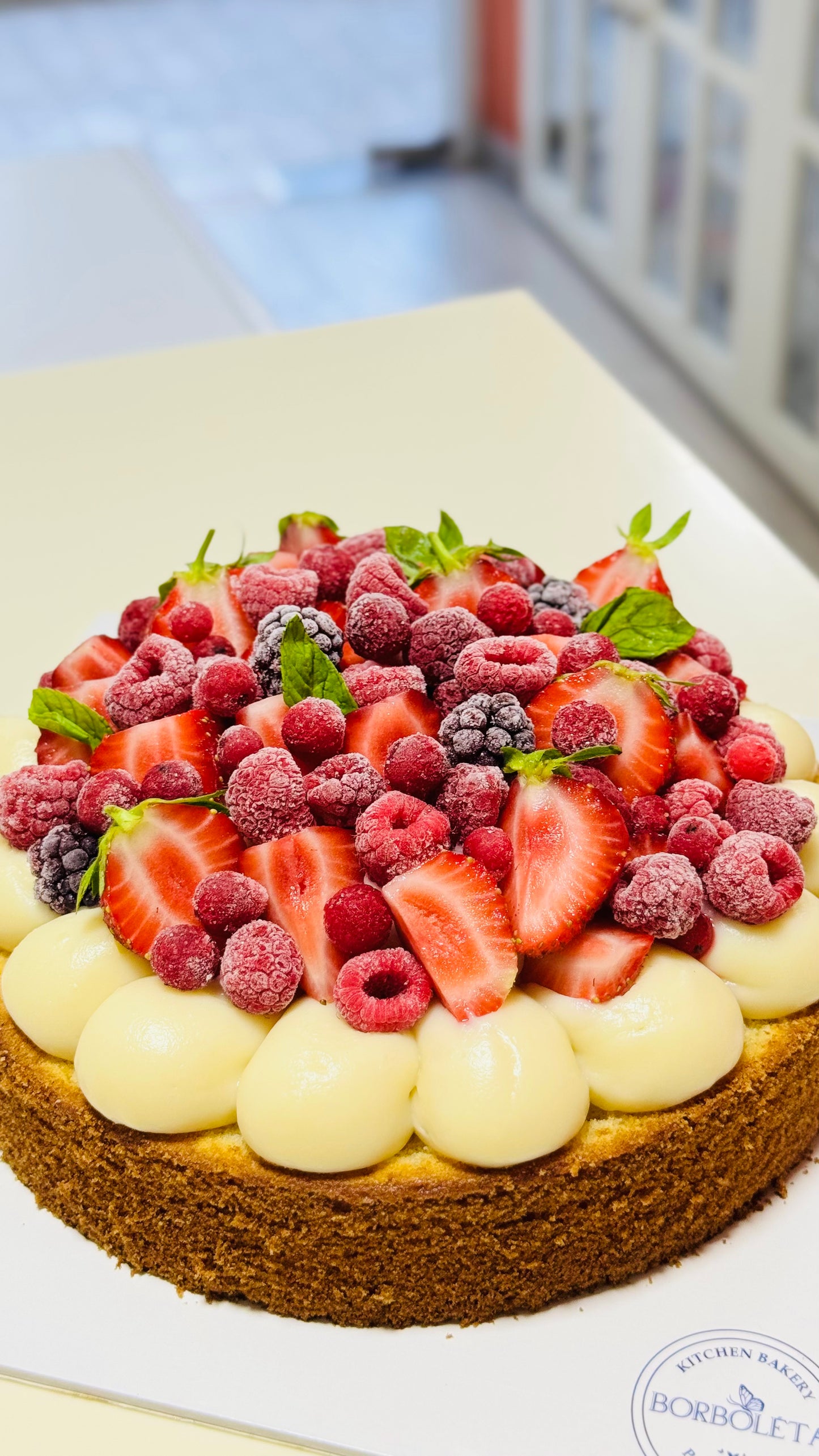 Kırmızı Meyveli Tart