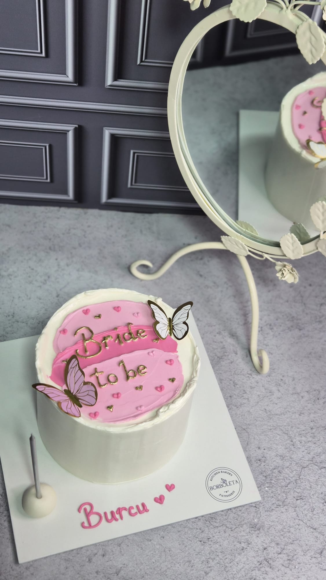 Kalpli ve Yazılı Bride To Be Pasta