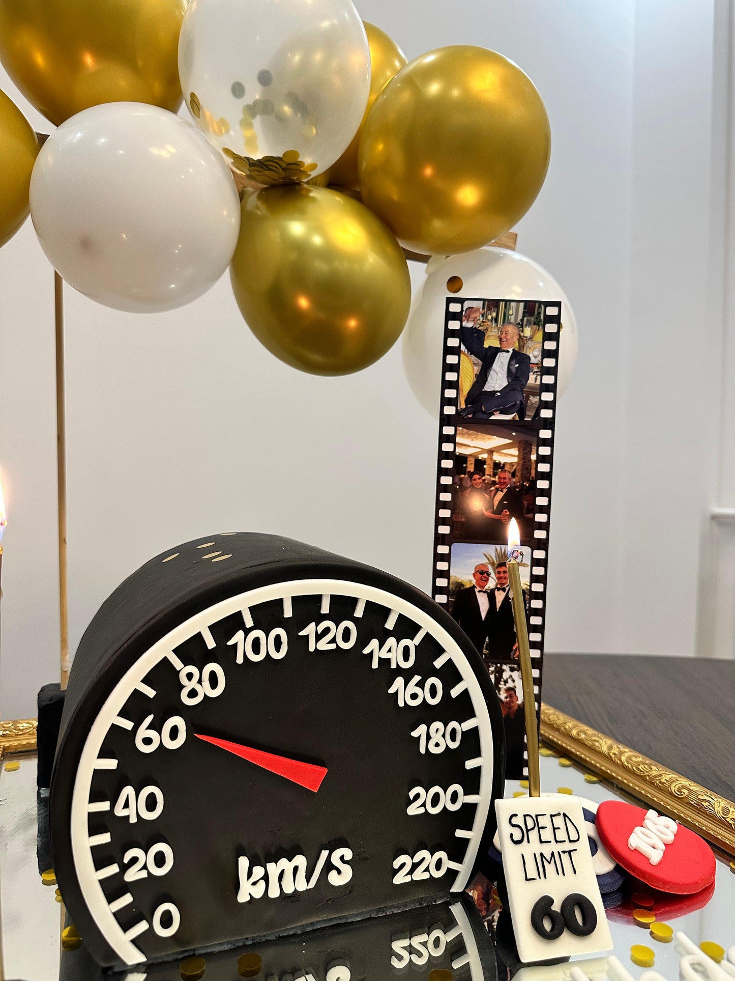 Balonlu Tasarım Doğum Günü Pastası