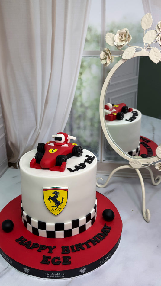 Formula 1 Temalı Pasta