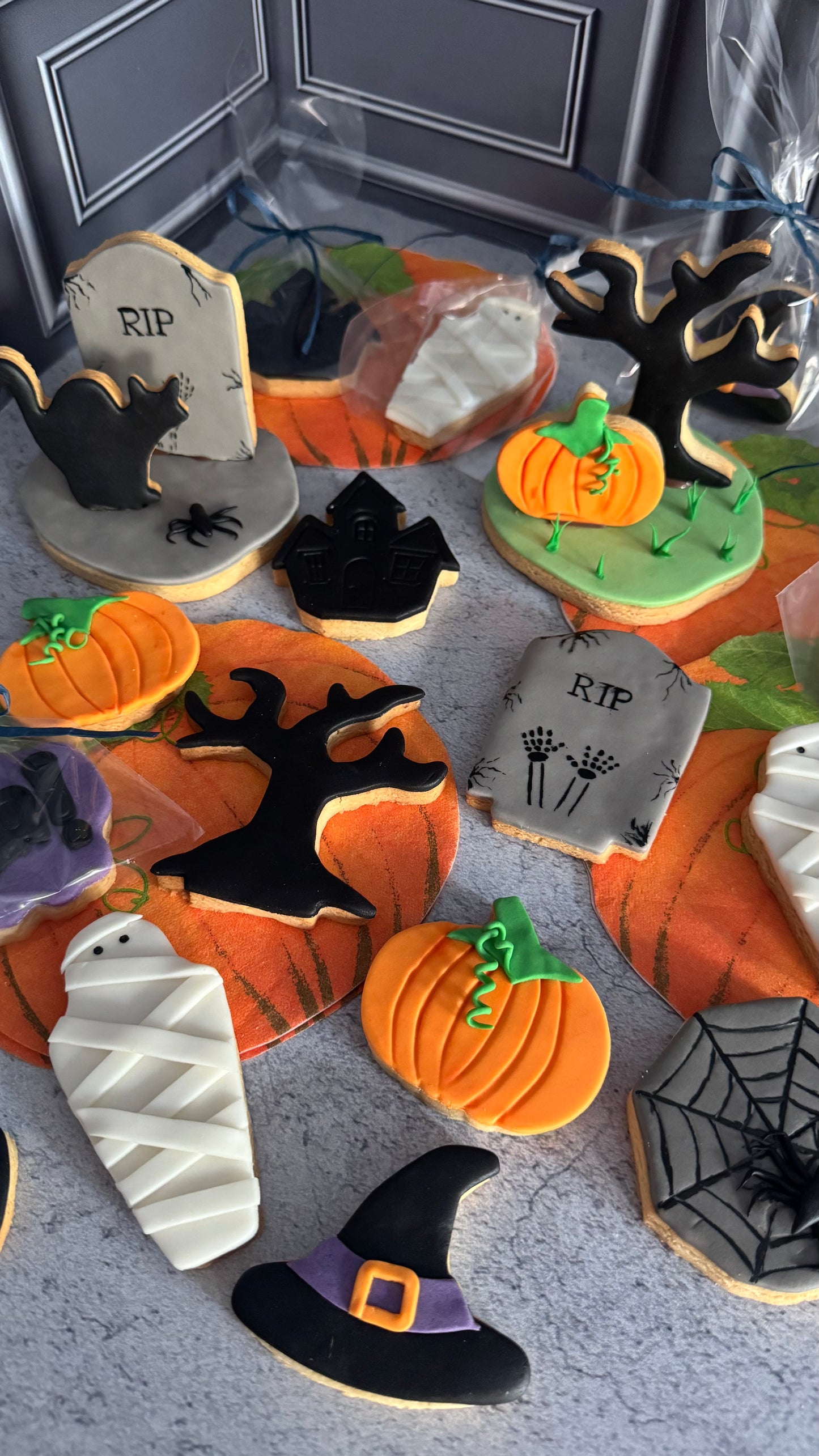 Halloween Şeker Hamurlu Kurabiye