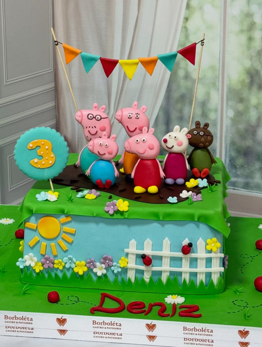 Peppa Pig Doğum Günü Pastası