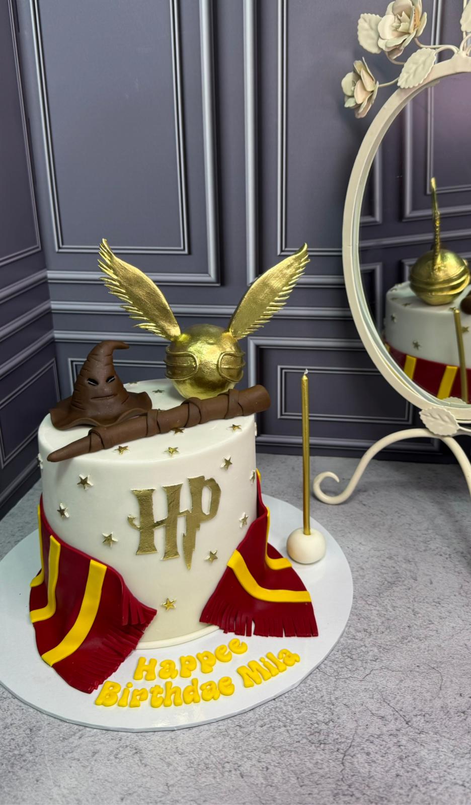 Harry Potter Konseptli Doğum Günü Pastası