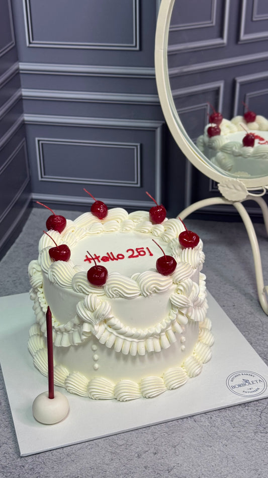 Kirazlı Retro Pasta