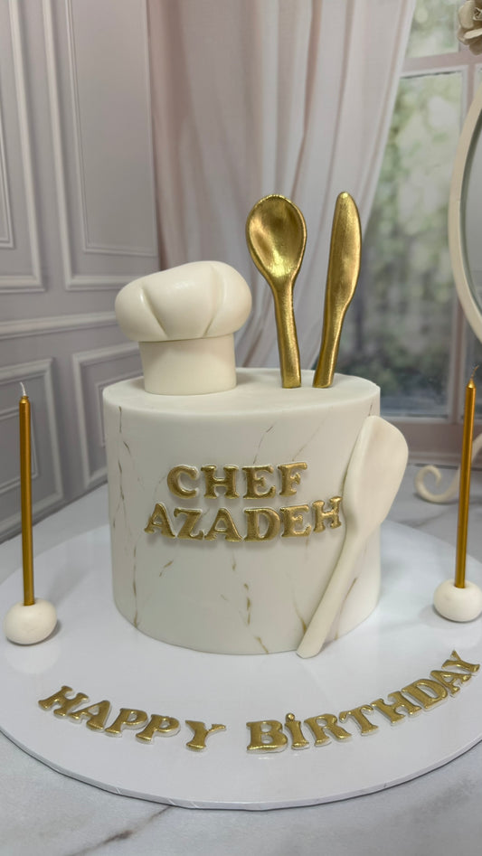 Chef Doğum Günü Pastası