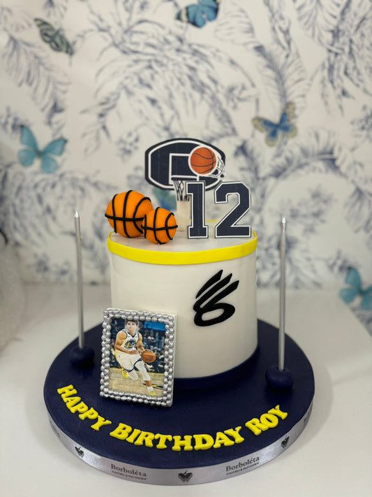 Basketbol Konseptli Pasta