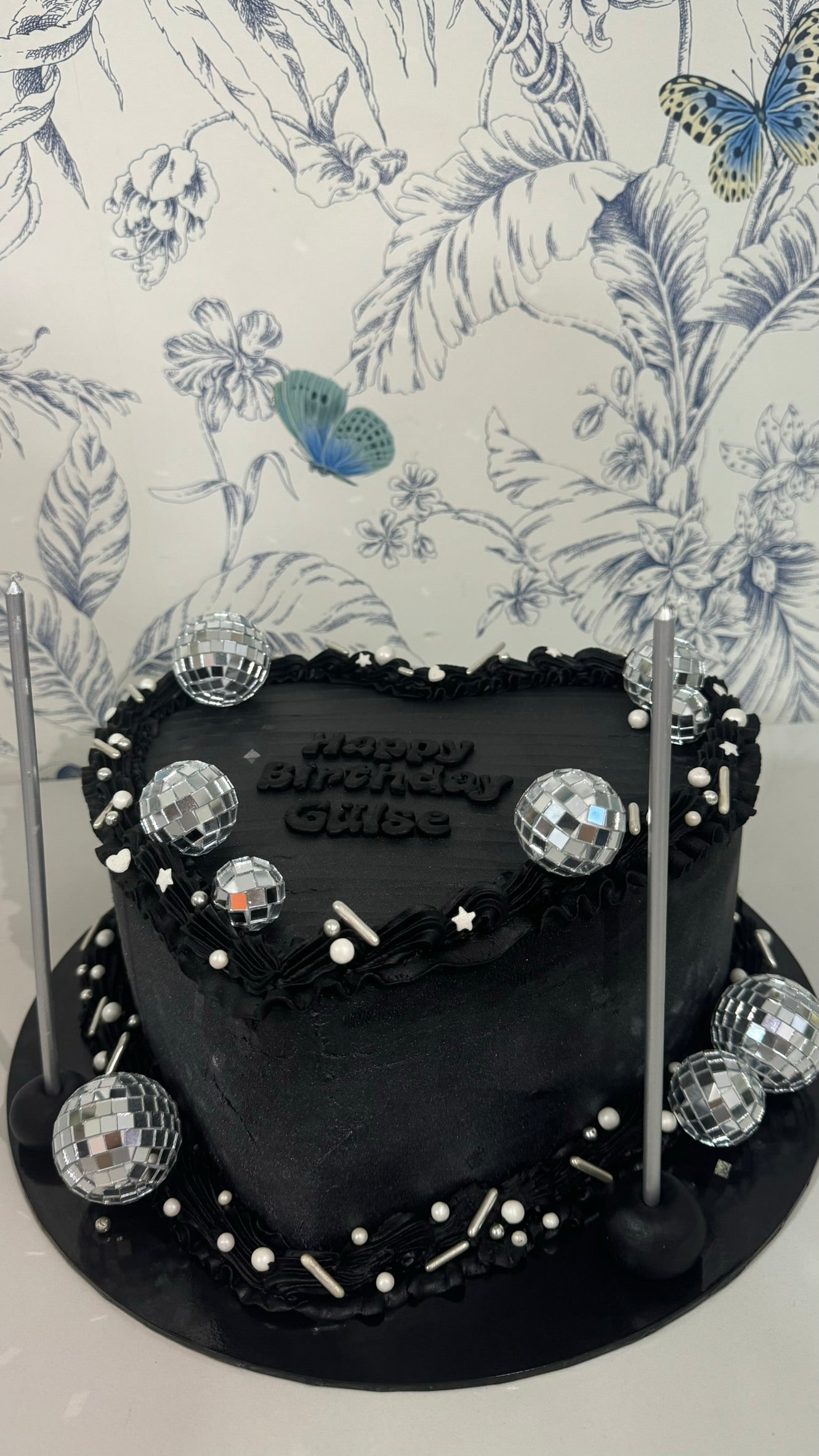 Disko Retro Kalpli Doğum Günü Pasta