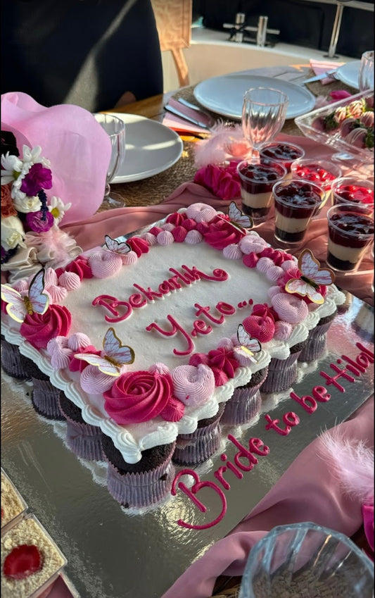"Bride To Be" Cupcake Pasta
