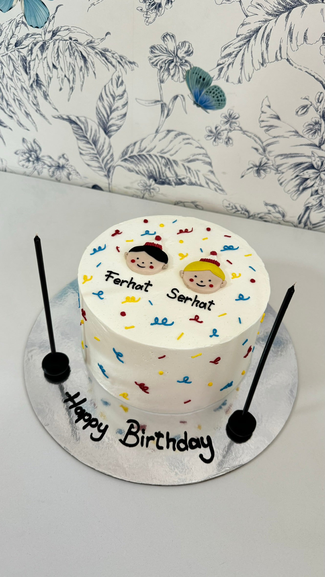 İkizler Doğum Günü Pastası