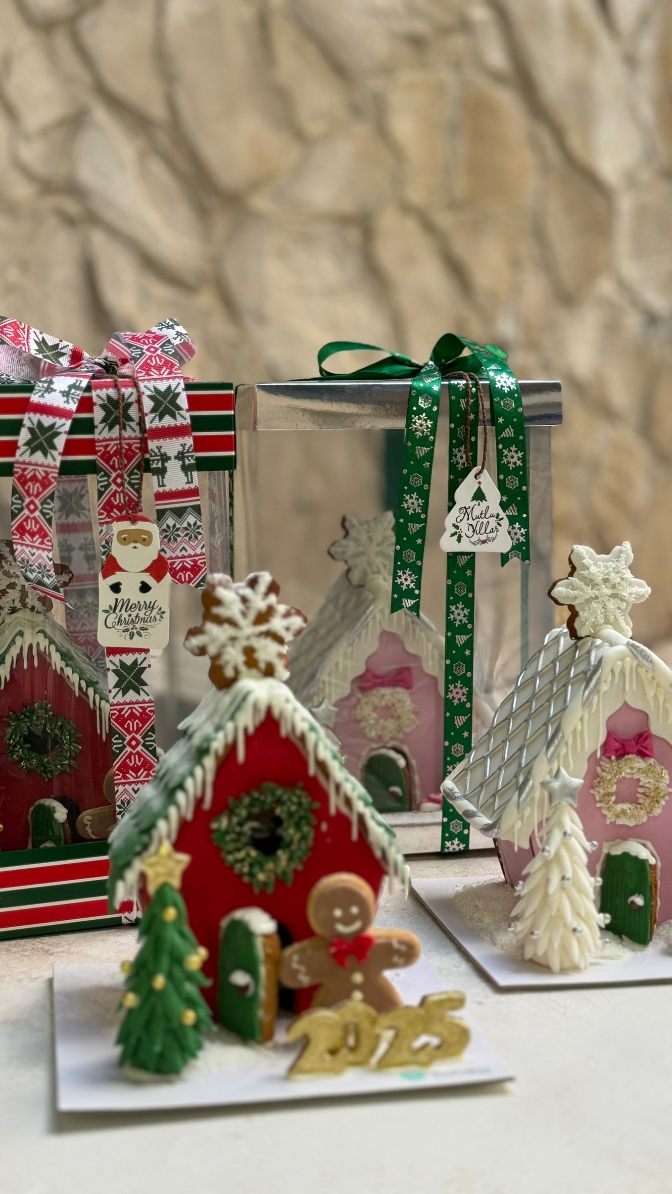 Kırmızı  Mini Gingerbread House