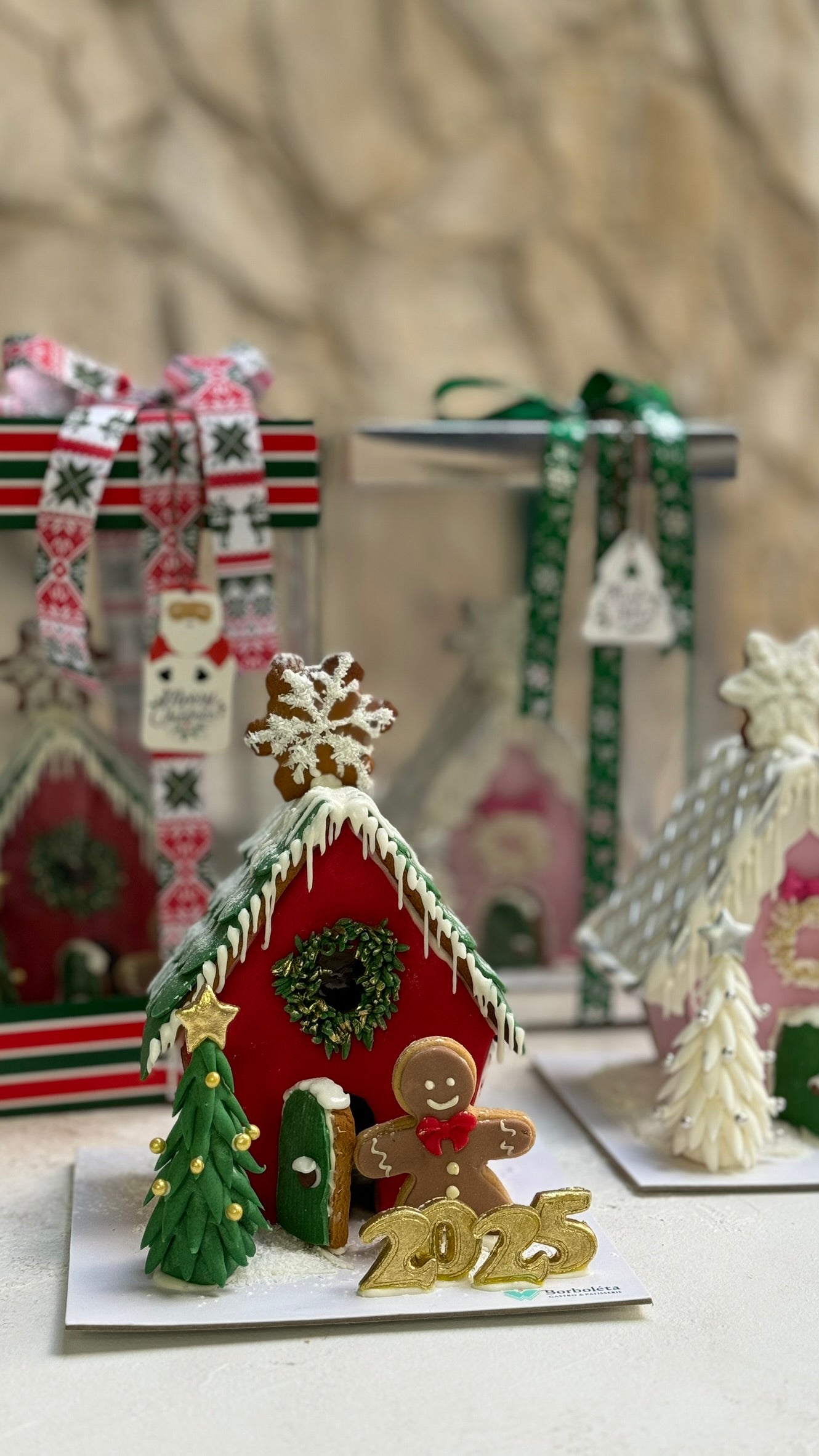 Kırmızı  Mini Gingerbread House