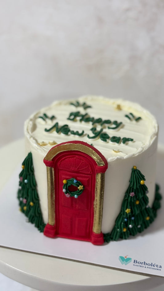 Yılbaşı Bereket Kapılı Pasta