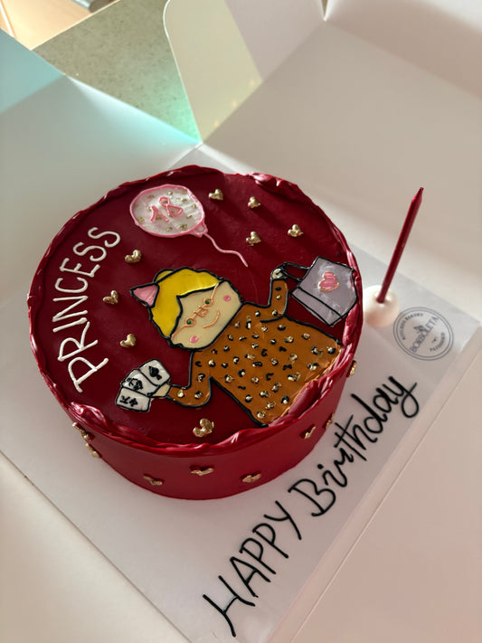 Büyükanne Konseptli Doğum Günü Pastası