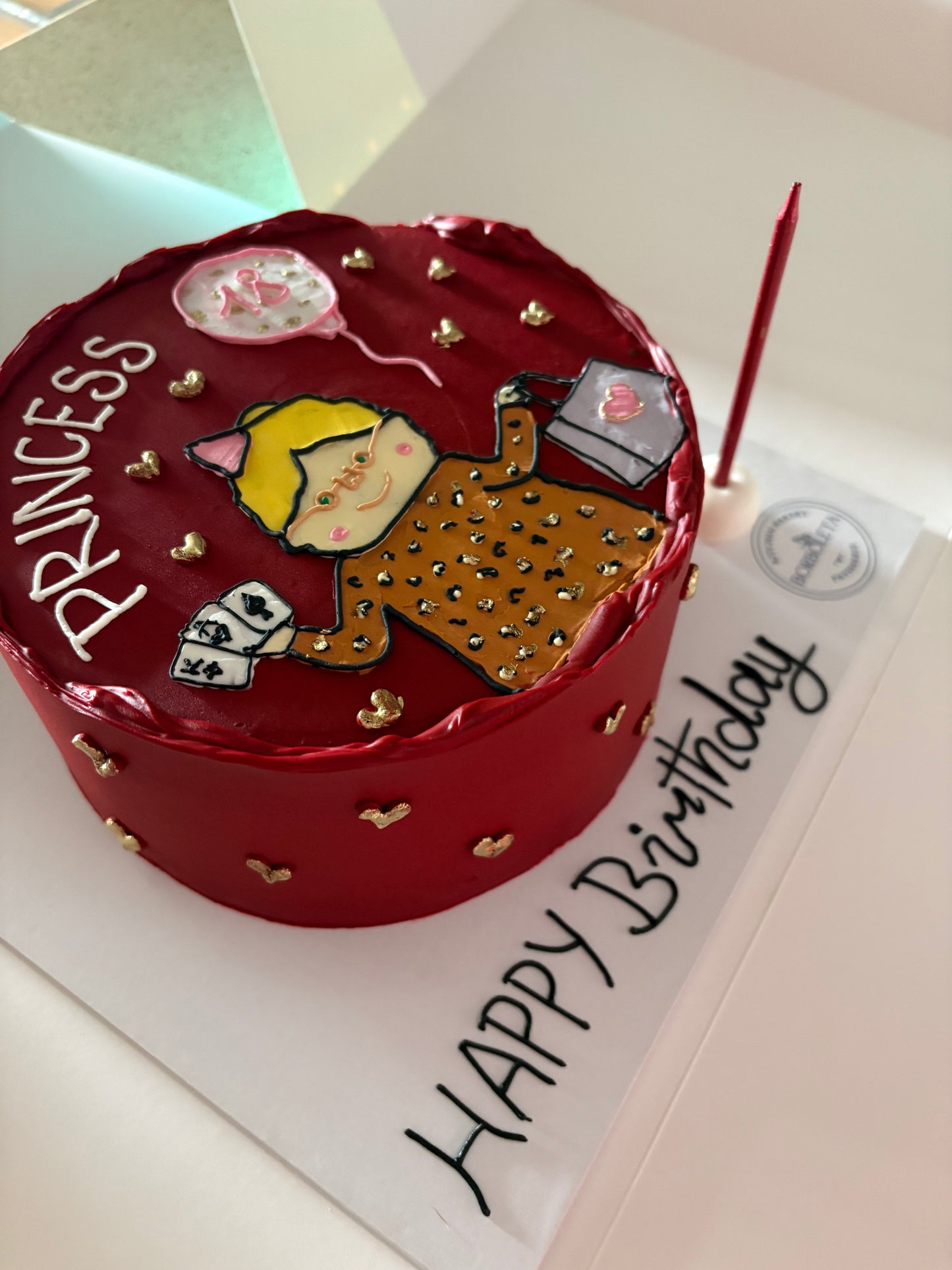 Büyükanne Konseptli Doğum Günü Pastası