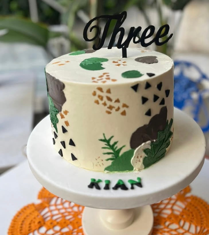 Doğa Konseptli Pasta