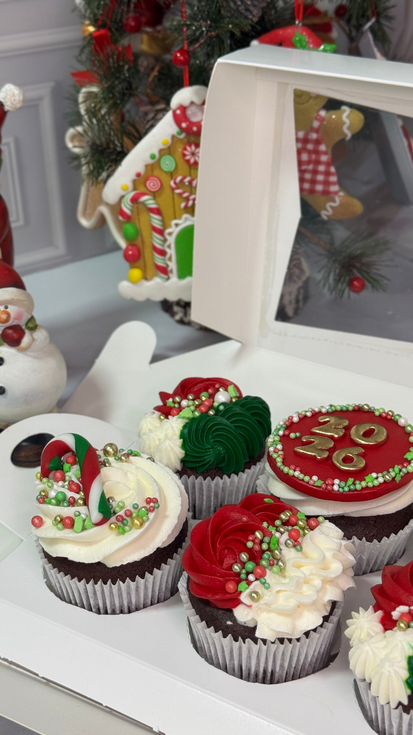 6'lı Yılbaşı 2026 Cupcake Set