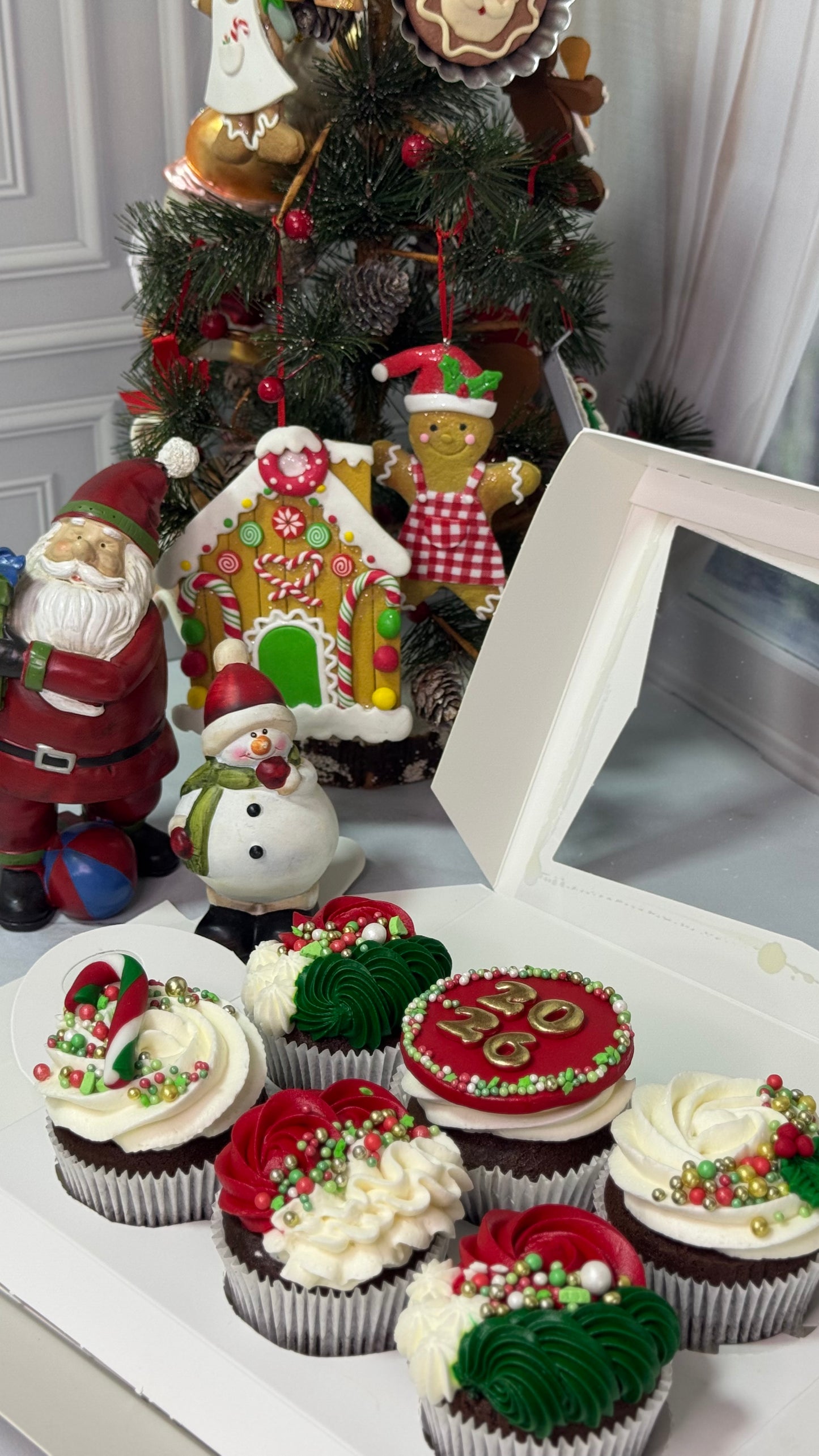 6'lı Yılbaşı 2026 Cupcake Set