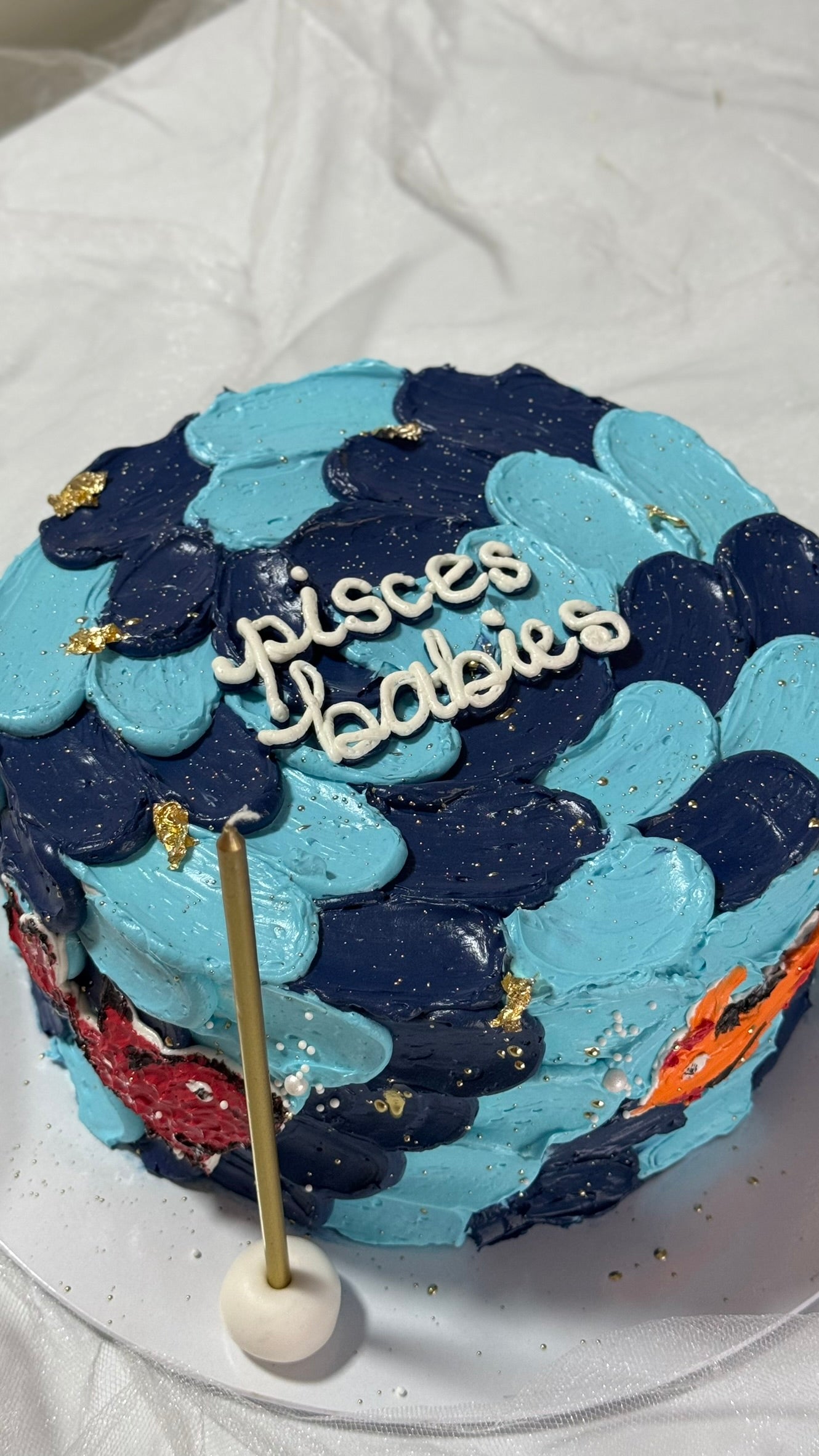 Pisces Babies Doğum Günü Pastası