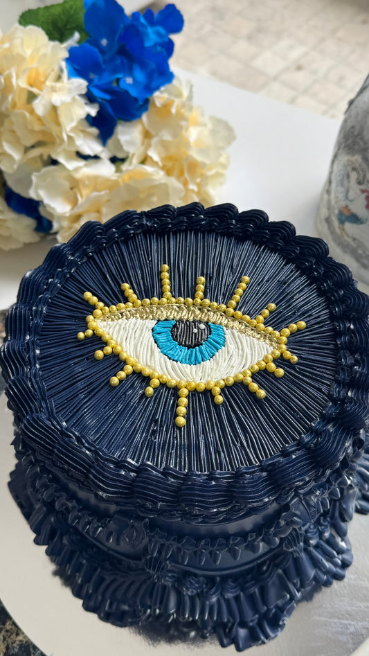 Göz Detaylı Doğum Günü Pasta