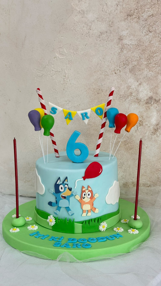 Bluey-Bingo Konseptli Pasta