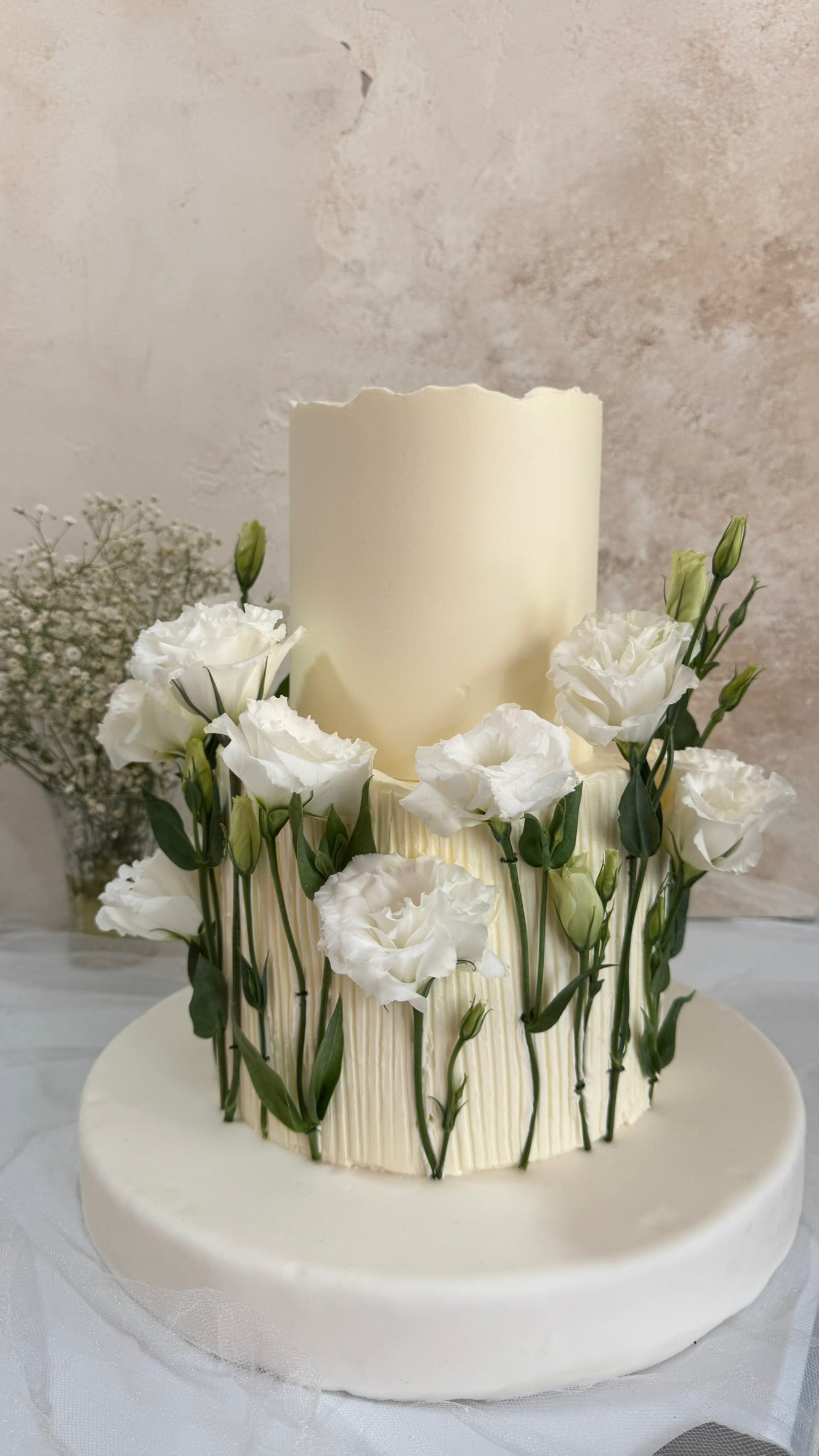 Lisyantus Çiçekli Bridal Pasta