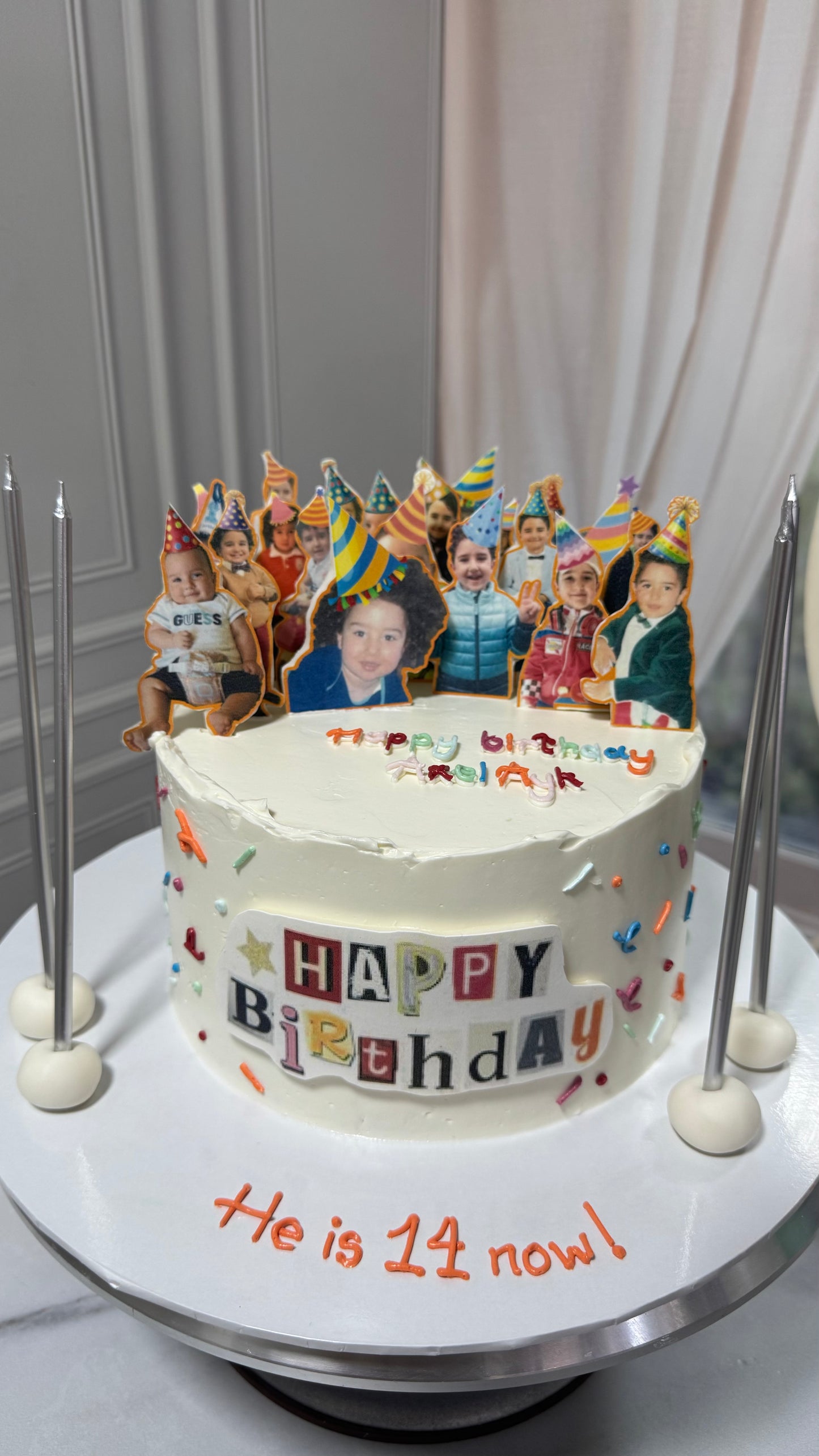 Happy Birthday Zaman Arşivi Partisi Doğum Günü Pastası