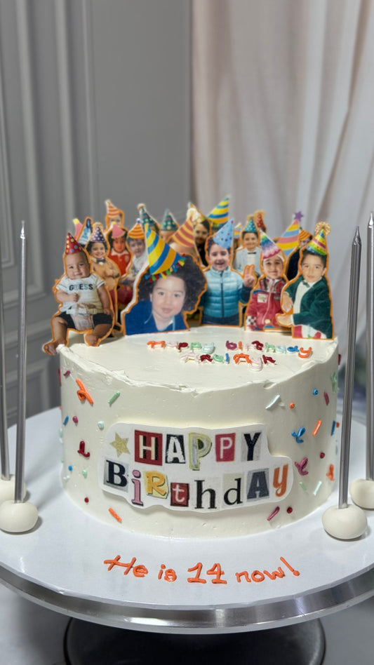 Happy Birthday Zaman Arşivi Partisi Doğum Günü Pastası