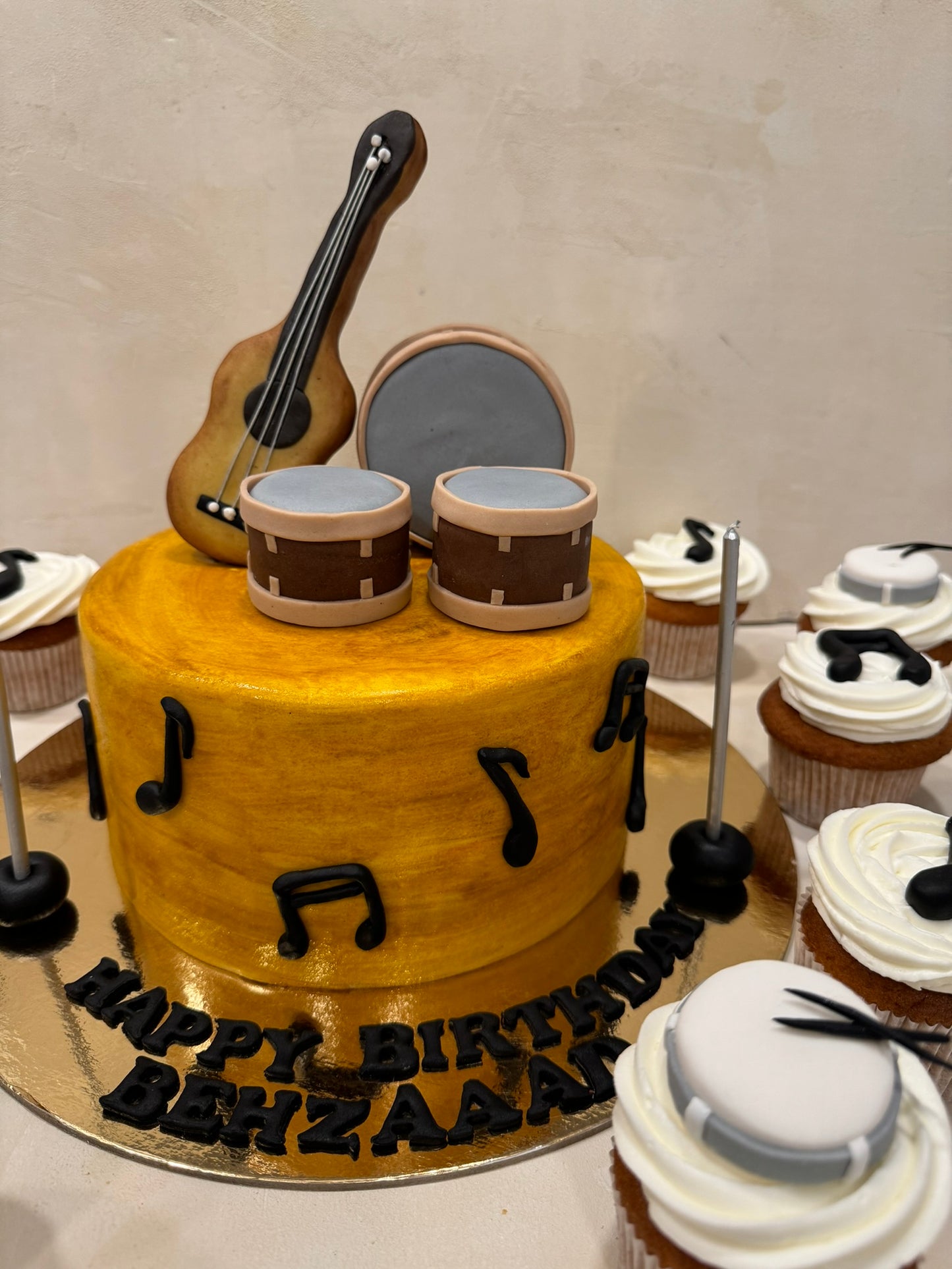 Müzik Konseptli Doğum Günü Pastası