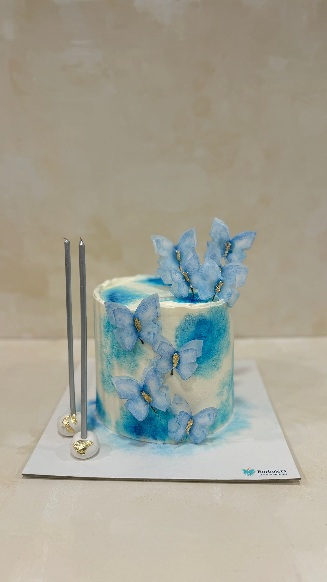 Kelebekli Doğum Günü Pastası