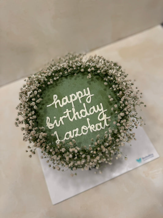 Cipso Süslemeli Doğum Günü Pastası