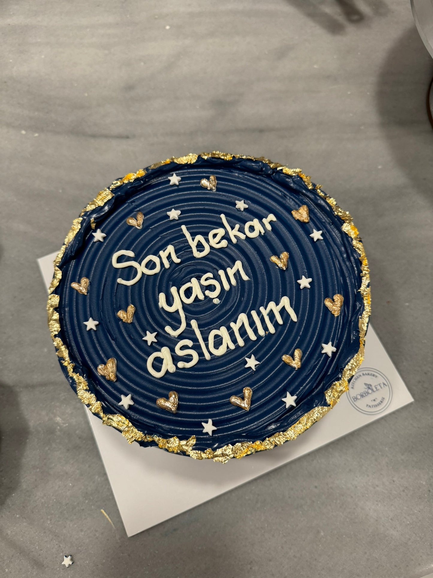 Son Bekar Yaşın Aslanım Pasta